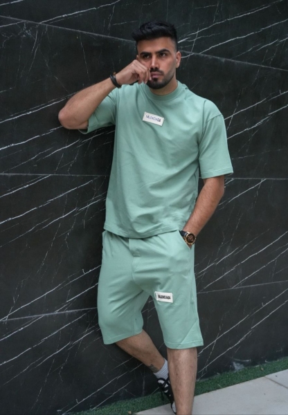 تی شرت و شلوارک دونخ پنبه گرم بالا