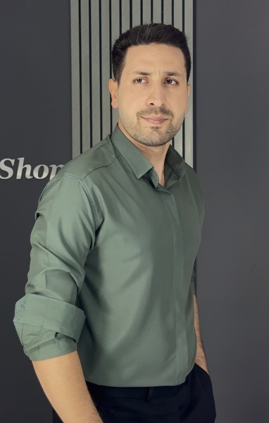 پیراهن دوشین آستین بلند سبز