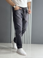 شلوار مام فیت ذغالی سایز بزرگ ( قد 104 سانت )