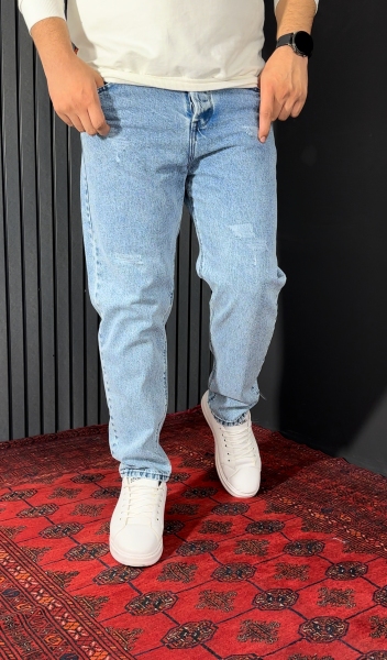 مام فیت زاپدار مردانه آبی روشن