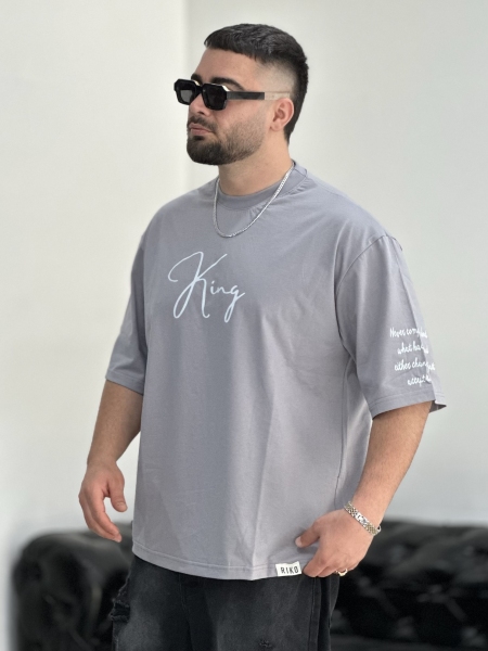 تیشرت پنبه King طوسی