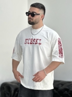 تیشرت 2نخ Diesel سفید Ta
