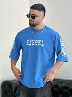 تیشرت 2نخ Diesel آبی Ta
