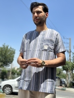 تیشرت یقه کوبایی