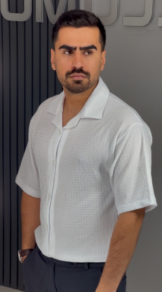پیراهن باکسی سفید