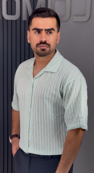 پیراهن باکسی سبز