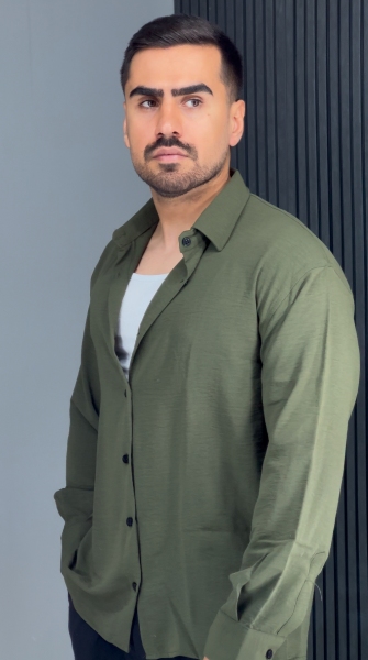 پیراهن باکسی سبز