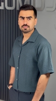 پیراهن باکسی ذغالی
