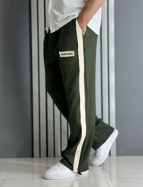 اسلش بگ سبز پارچه گلکسی Balenciaga ( کمرکش قد 110 سانت )