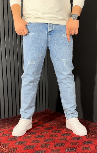 مام فیت زاپدار مردانه آبی روشن