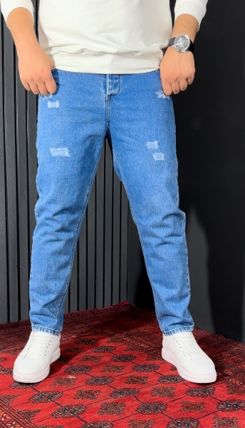 مام فیت زاپدار مردانه رنگ آبی