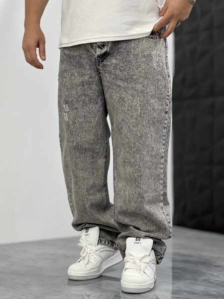 بگ جین ZARA ذغالی کد 501 B