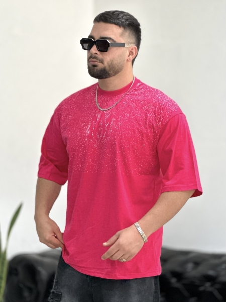 تیشرت AMIRI صورتی سیر HA