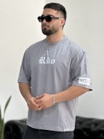 تیشرت پنبه RIKO طوسی