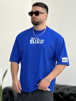 تیشرت پنبه RIKO آبی