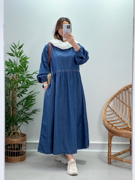 پیراهن جین کمرچین