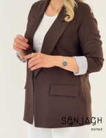 کت لینن آستین دوبل