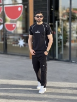 ست تیشرت شلوار مغزی دوز Ara Aa مشکی