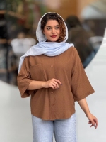 شومیز تک جیب اطلس