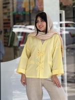 مانتو داکرون جلو پاپیون رنگی