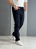 شلوار جین راسته مشکی ( قد 110 سانت )