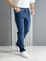 شلوار جین راسته آبی ( قد 106 سانت )