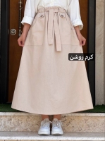 دامن جلو دکمه