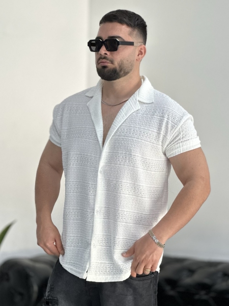 پیراهن وارداتی ENZO سفید