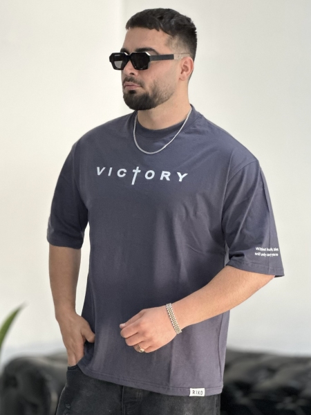 تیشرت پنبه VICTORY خاکستری