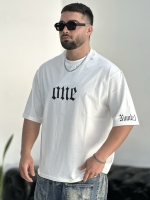 تیشرت پنبه ONE سفید