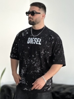 تیشرت پنبه DIESEL مشکی HA