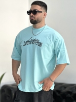 تیشرت پنبه LOUIS آسمانی HA