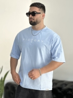 تیشرت پنبه VICTORY آسمانی