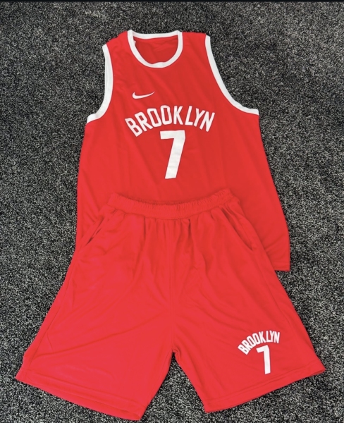 ست ورزشی بسکتبالی Brooklyn قرمز