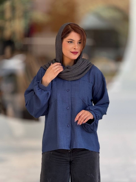 شومیز شانتون2جیب
