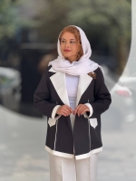 کت مشکی سفید مازراتی