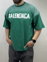 تیشرت ماکان پنبه براش ، چاپ پفک Balenciaga ، باکسی
