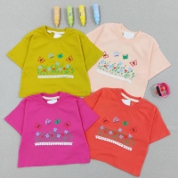 کراپ دخترانه گل
