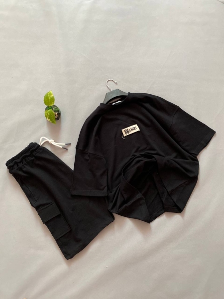 تی شرت و شلوارک دونخ پنبه