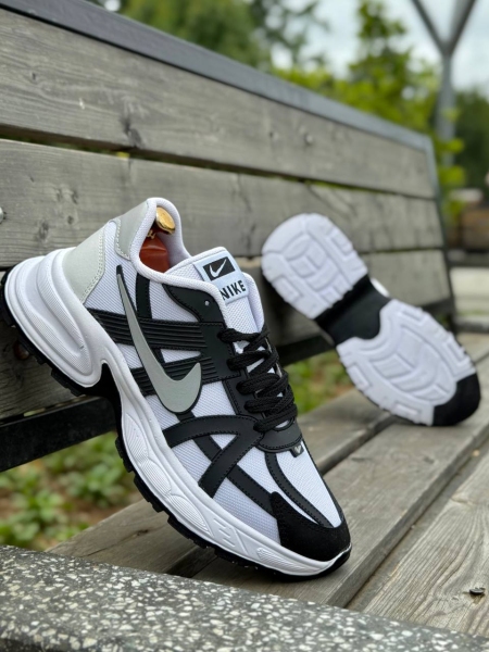 کتونی اسپرت NIKE پختی سفید مشکی طوسی