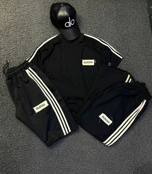 ست سه تیکه BALENCIAGA سه خط مشکی
