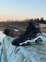 کتونی ساقدار JORDAN6 مشکی طوسی