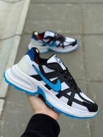 کتونی اسپرت NIKE پختی سفید مشکی آبی