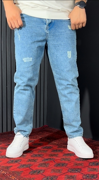 مام فیت زاپدار مردانه آبی کلاسیک