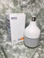 لامپ ال ای دی استوانه ای ‏E27 ‏ 30 وات EDC سفید