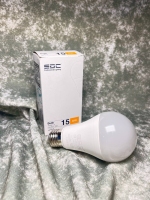 لامپ ال ای دی حبابی ‏E27 ‏ 15 وات EDC سفید