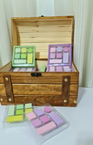 پاک کن طرح اشکال هندسی پاستلی