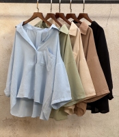 شومیز لینن zara آستین سه ربع