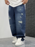 بگ جین ZARA آبی زاپ کد 515 B