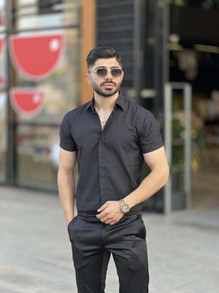 پیراهن دوشین کلاسیک مشکی